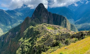 A breathtaking view of Machu Picchu