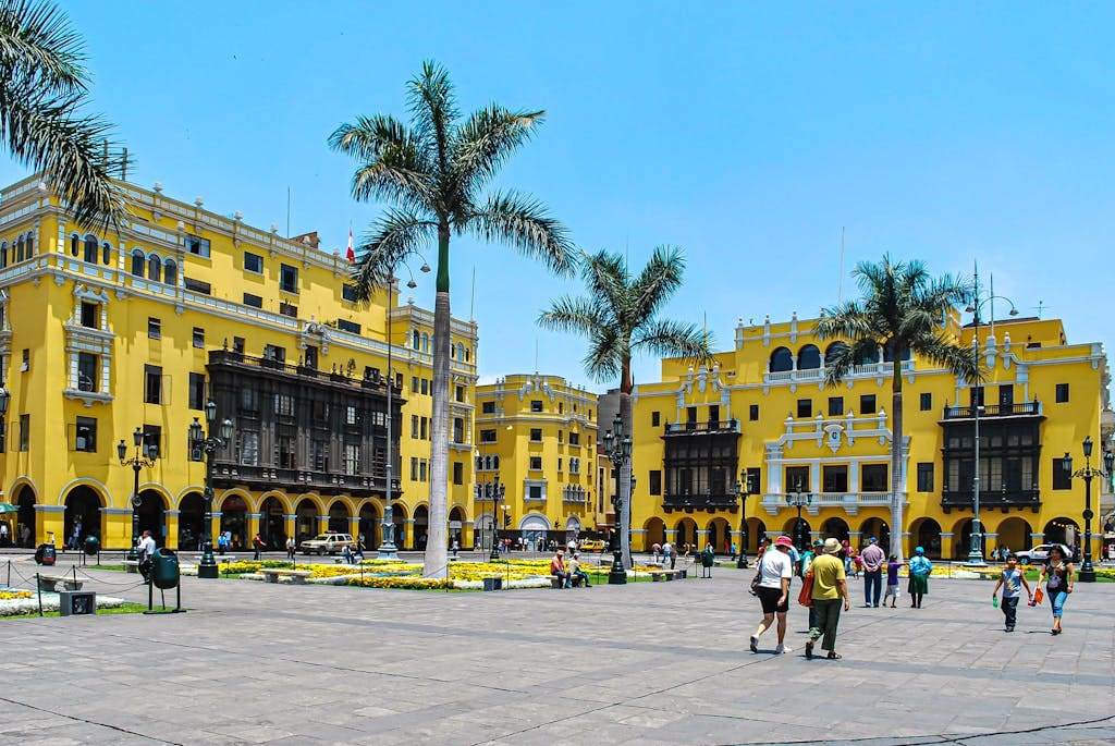The Lima city center