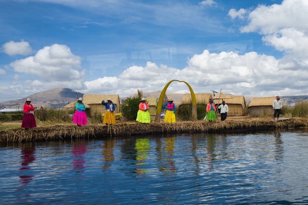 Arrival at Lake Titicaca
